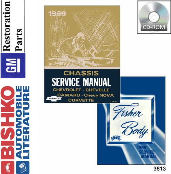 1969 Chevrolet All Models Fisher Body Factory Shop Service Manual