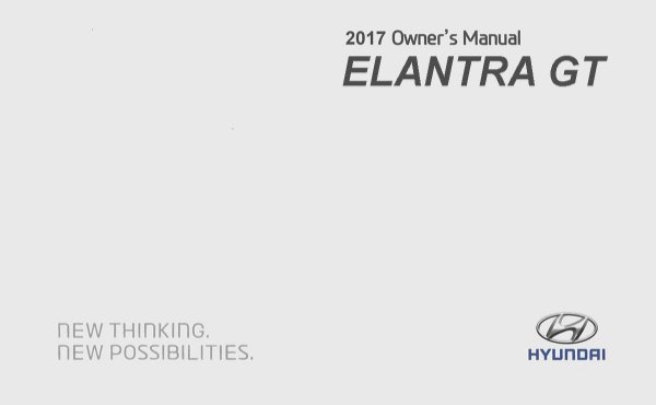 2017 Hyundai Elantra Owner's Manual