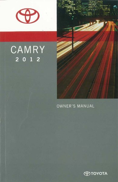 2012 Toyota Camry Owner's Manual
