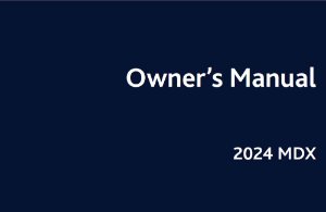 2024 Acura MDX Owner's Manual