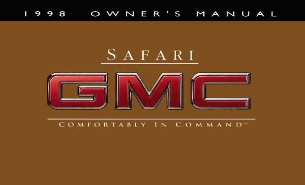 1998 GMC Safari Owner's Manual