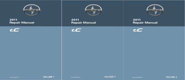 2011 Toyota Scion tC Factory Shop Service Manual