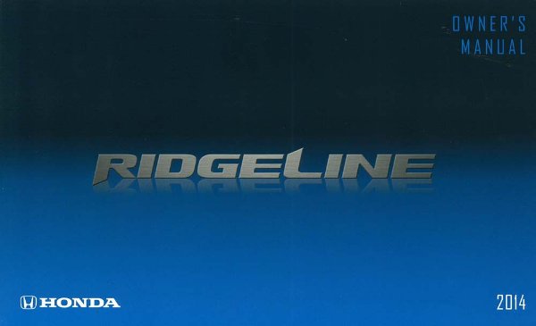 2014 Honda Ridgeline Owner's Manual