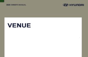 2020 Hyundai Venue Owner's Manual