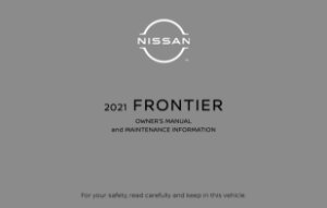 2021 Nissan Frontier Owner's Manual