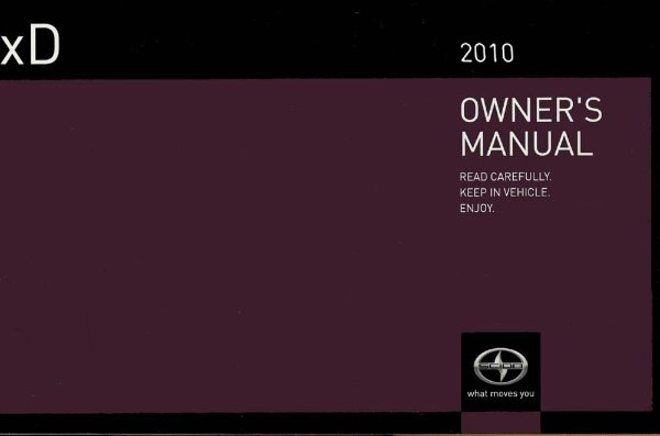 2010 Scion Scion XB Owner's Manual