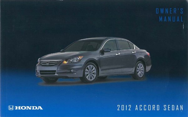 2012 Honda Accord Sedan Owner's Manual