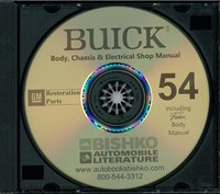 1954 BUICK Body, Chassis & Electrical Service Manual sample image