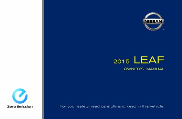2015 Nissan Leaf Owner's Manual