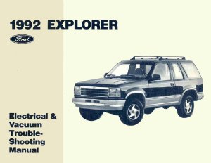 1992 Ford Truck Explorer Wiring Diagrams Manual