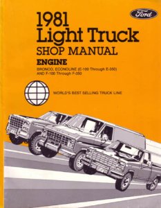 1981 Ford Truck F-150, F-250, F-350, Bronco