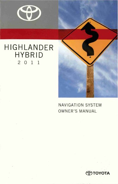 2011 Toyota Highlander Hybrid Owner's Manual