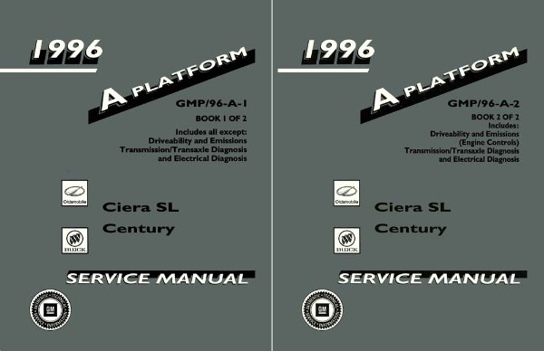 1996 Buick Century, Ciera Factory Shop Service Manual
