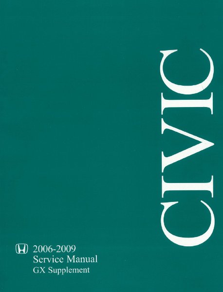 2006–2009 Honda Civic GX Factory Shop Service Manual