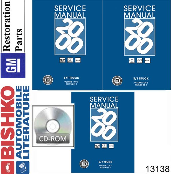 2000 Chevrolet & GMC S-10, S-15 Truck, T-Series Factory Shop Service Manual