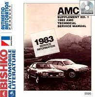 1982-83 AMC Full Line Body, Chassis & Electrical Service Manual sample image