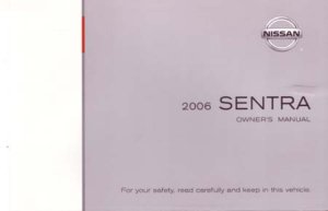 2006 Nissan Sentra Owner's Manual