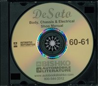 1960-61 DESOTO Full Line Body, Chassis & Electrical Service Manual sample image