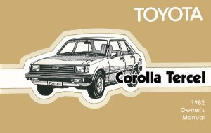 1982 Toyota Corolla Tercel Owner's Manual