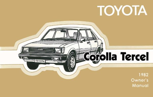 1982 Toyota Corolla Tercel Owner's Manual