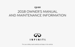 2018 Infiniti QX80 Owner's Manual
