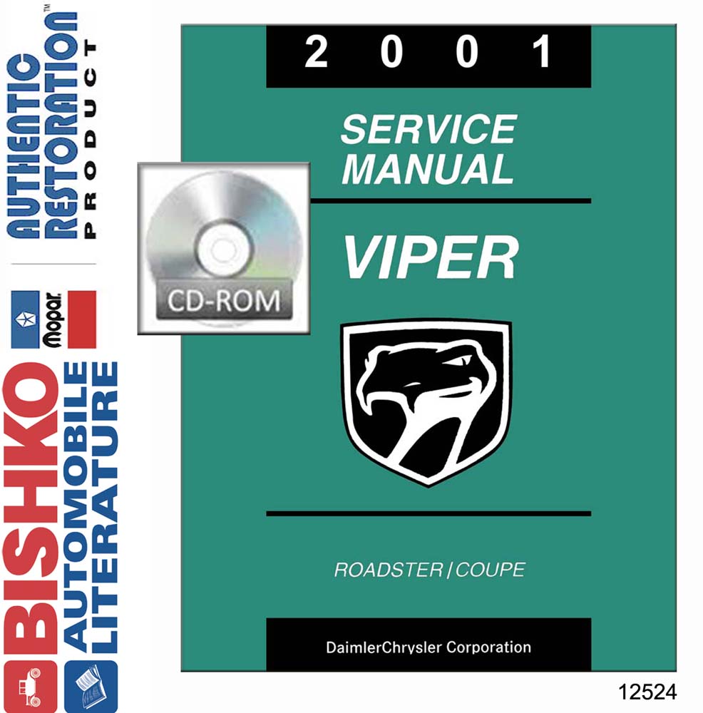 2001 Dodge Viper Factory Shop Service Manual
