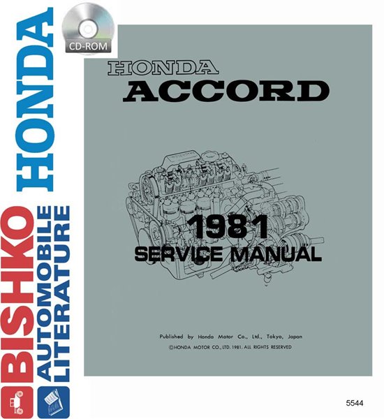 1981 Honda Accord Factory Shop Service Manual