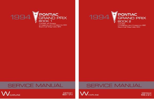 1994 Pontiac Grand Prix Factory Shop Service Manual