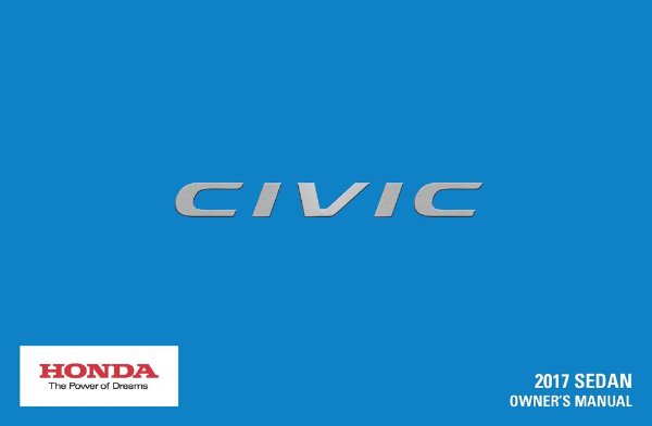 2017 Honda Civic Sedan Owner's Manual