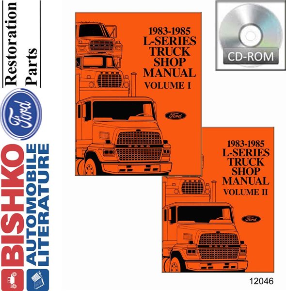 1983 1984 1985 Ford Truck L-Series Shop Service Repair Manual PDF Engine