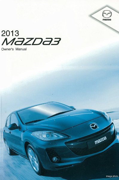 2013 Mazda 3 Owner's Manual