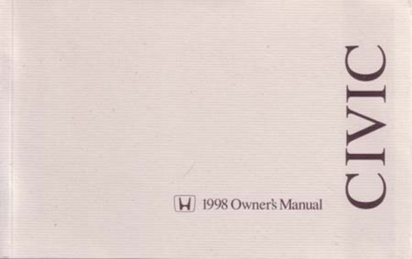 1998 Honda Civic Sedan Owner's Manual