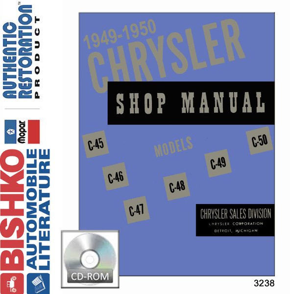 1949–1950 Chrysler All Models Factory Shop Service Manual
