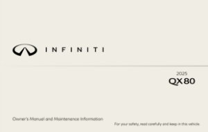 2025 Infiniti QX80 Owner's Manual