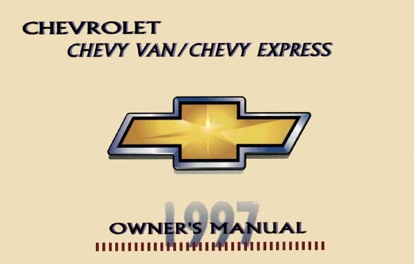 1997 Chevrolet Van, Express Van Owner's Manual