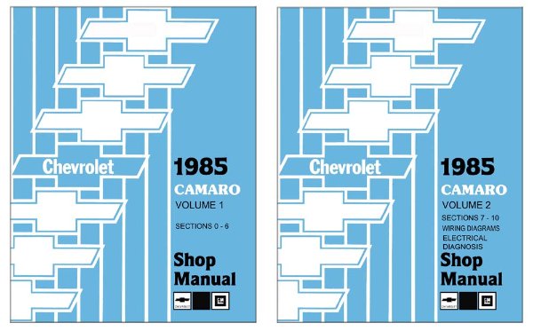 1985 Chevrolet Camaro Factory Shop Service Manual