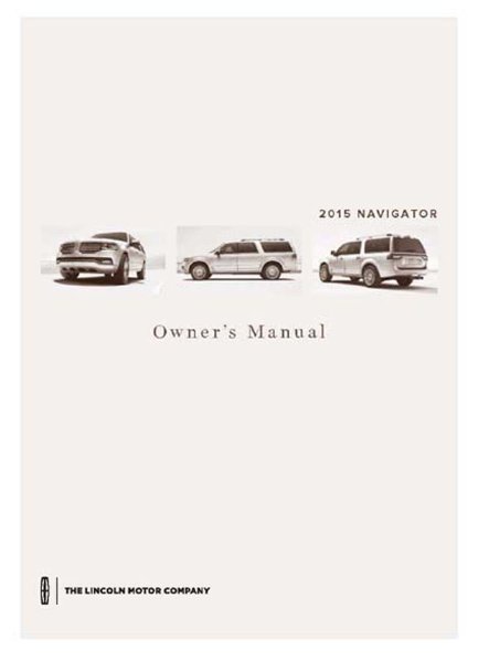 2015 Lincoln Navigator Owner's Manual