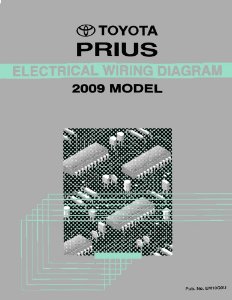 2009 Toyota Prius Wiring Diagrams Manual