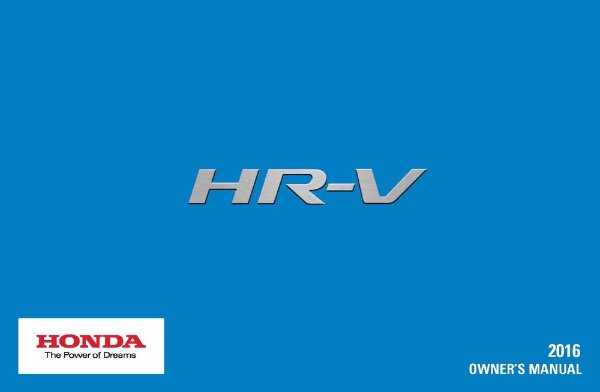 2016 Honda HR-V Owner's Manual