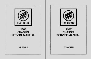 1987 Buick ALL MODELS NO REGAL, GRAND NATIONAL - CHASSIS Factory Shop Service Manual