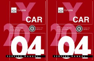 2004 Chevrolet Corvette Factory Shop Service Manual