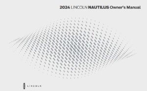 2024 Lincoln Nautilis Owner's Manual