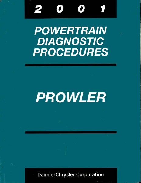 2001 Plymouth Prowler - Transmission Diagnostic Procedures ONLY Factory Shop Service Manual