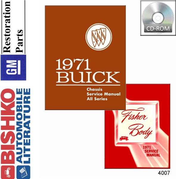 1971 Buick ALL MODELS FISHER BODY Factory Shop Service Manual