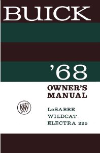 1968 Buick Lesabre, Wildcat, Electra Owner's Manual