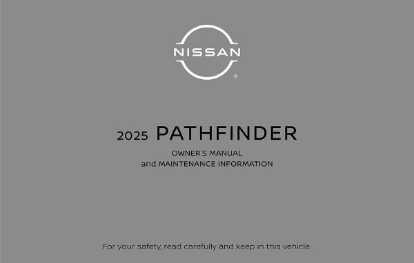 2025 Nissan Pathfinder Owner's Manual