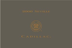 2000 Cadillac Seville Owner's Manual