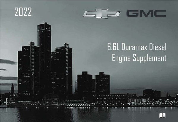 2022 Chevrolet DIESEL SUPPLEMENT Owner's Manual