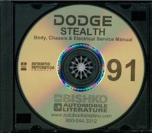 1991 Dodge Stealth Factory Shop Service Manual