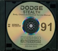 1991 DODGE STEALTH Body, Chassis & Electrical Repair Shop Manual sample image